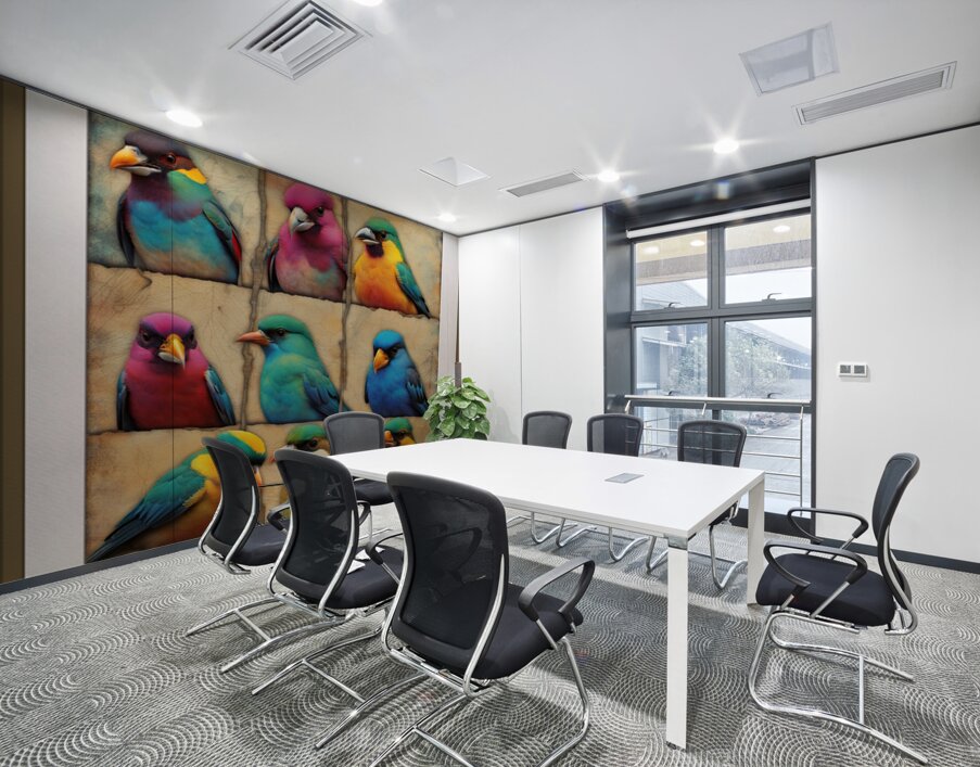 THE  LINE UP Wall Printing