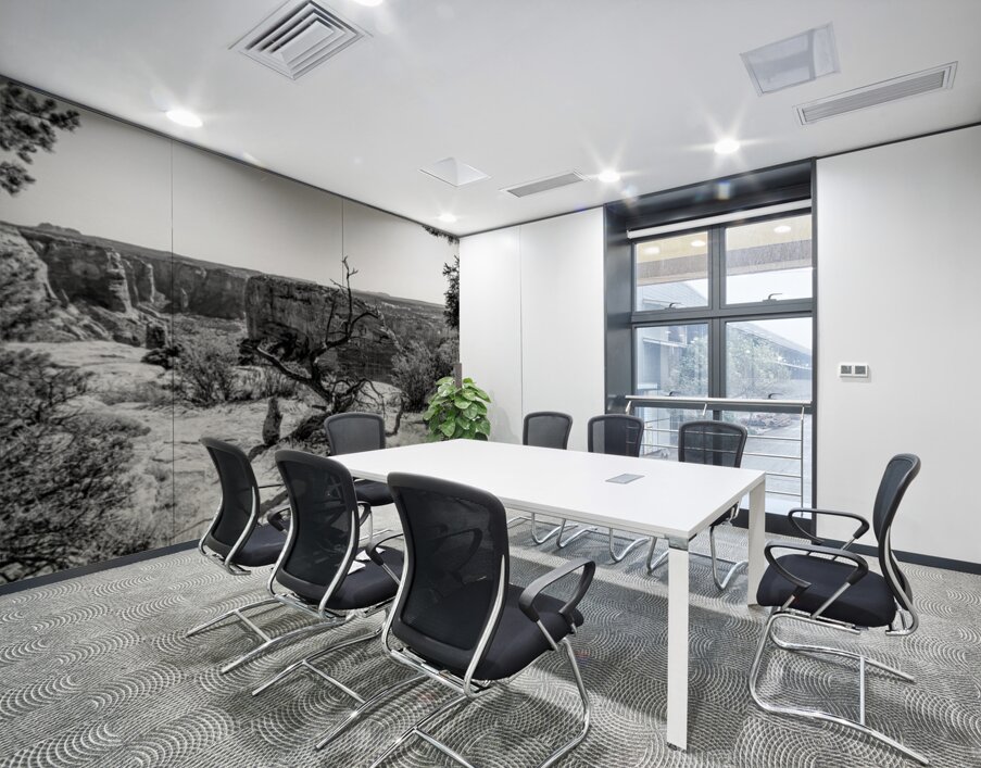 Crooked Tree At Spider Rock Grayscale Wall Printing