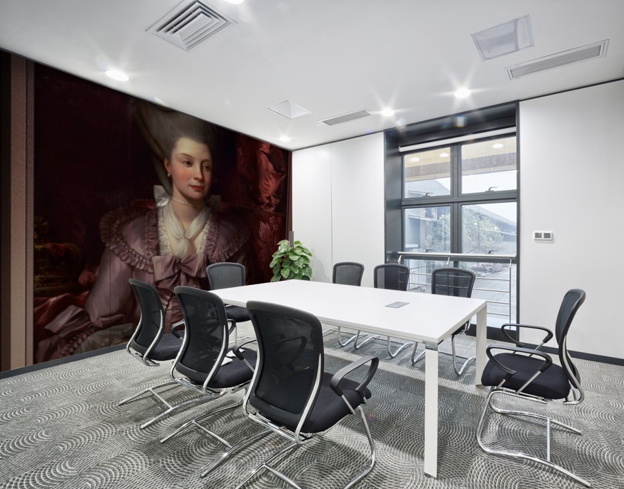 Queen Charlotte by Benjamin West Wall Printing