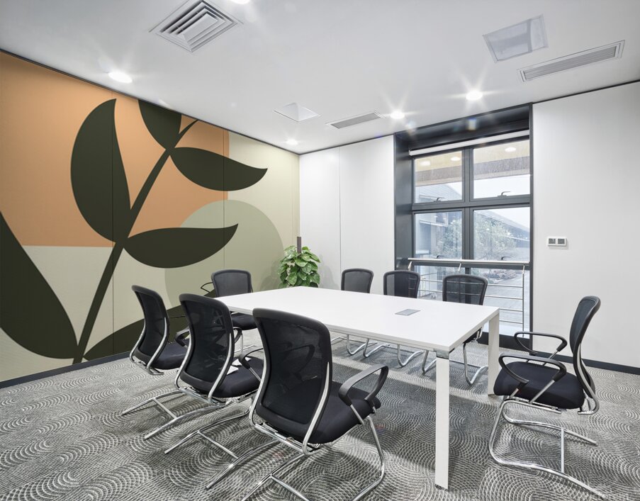 Modern Botanical Abstract Wall Printing