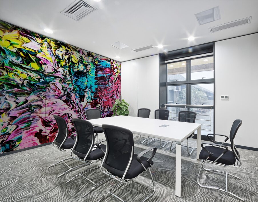 Colourful Old Bodach of Albany Wall Printing