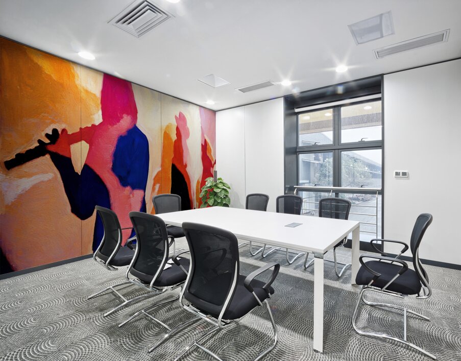 1973 Musicians Abstract Art Wall Printing