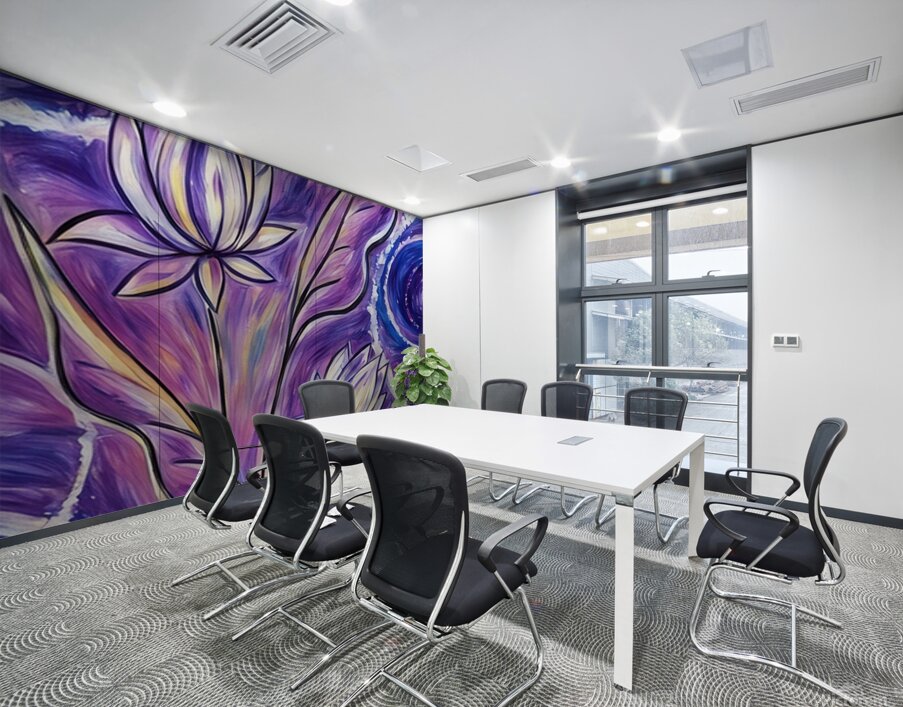 ArtXcl 026 abstract  flowers Wall Printing