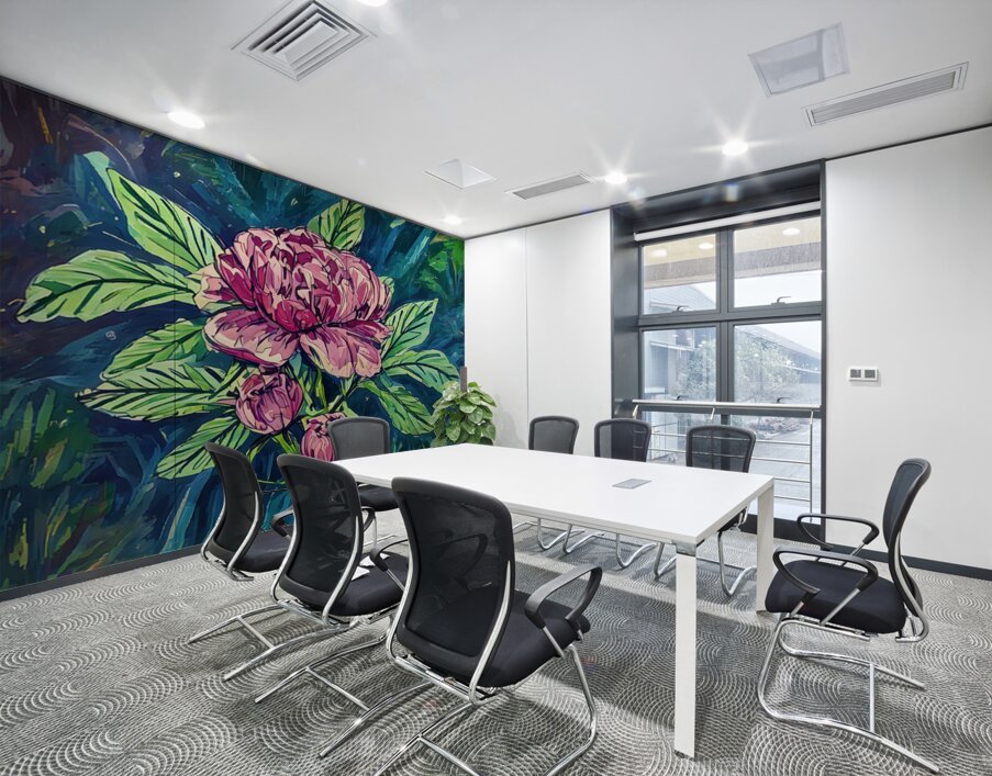 ArtXcl 015 Flower Wall Printing