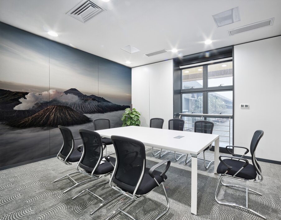 The majestic awakening of the Bromo volcano in Java Wall Printing