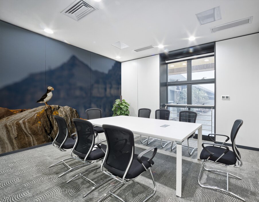 LAND OF THE PUFFIN Wall Printing