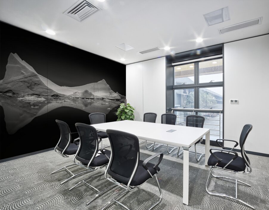 TRANQUILITY IN BLACK AND WHITE Wall Printing