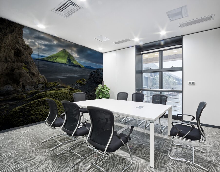 GREEN CROWN OF THE HIGHLANDS Wall Printing