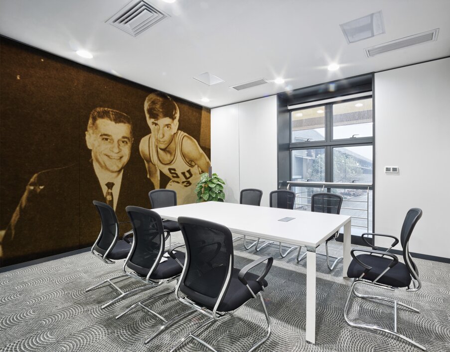 Pistol Pete and Coach Press Maravich Wall Printing