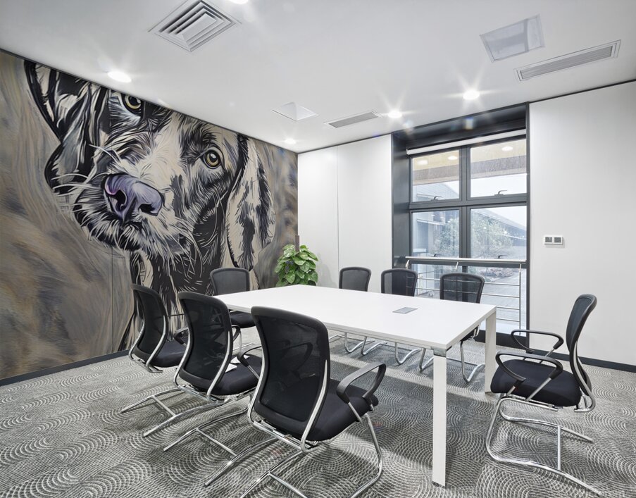 ArtXcl 324 Dog face Wall Printing