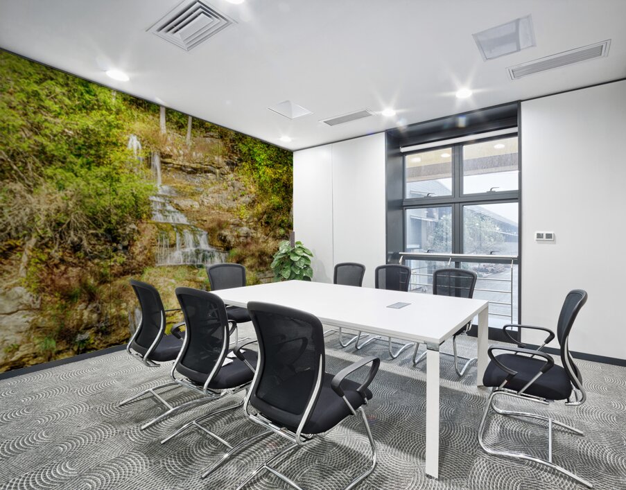 Sunlight On Thunder Falls Wall Printing