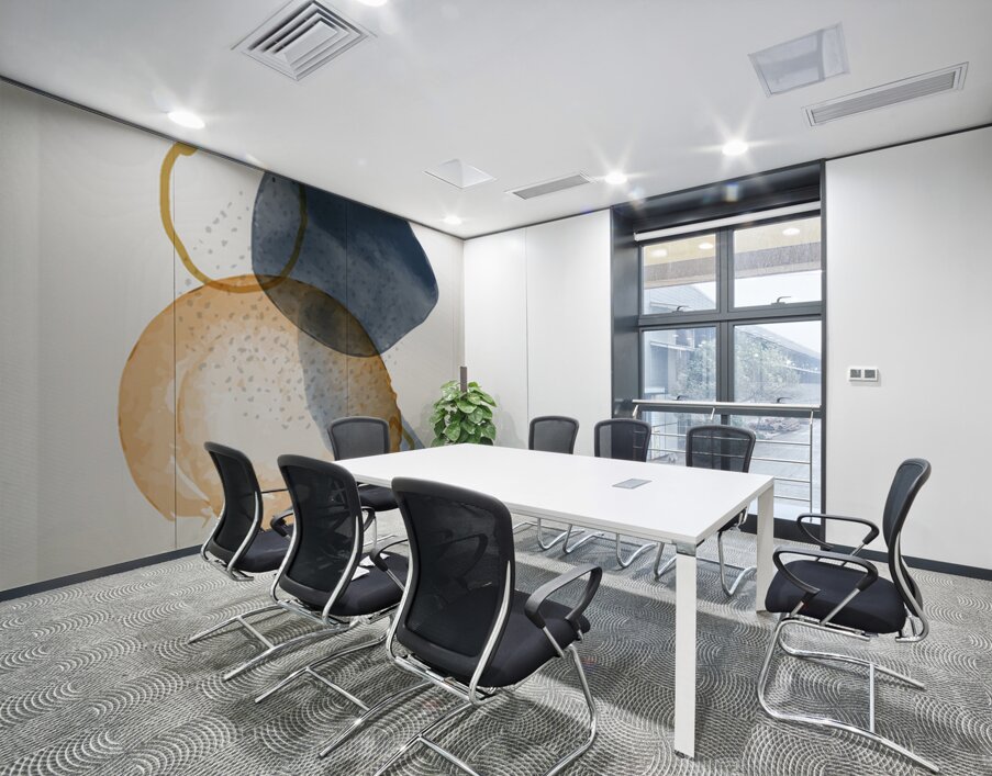 Acrylic art design. b Wall Printing