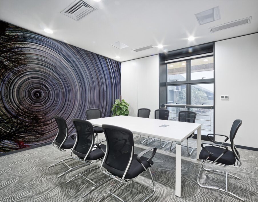 Axis of Night Wall Printing