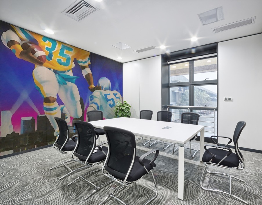 1980s Miami Orange Bowl Football Art Wall Printing