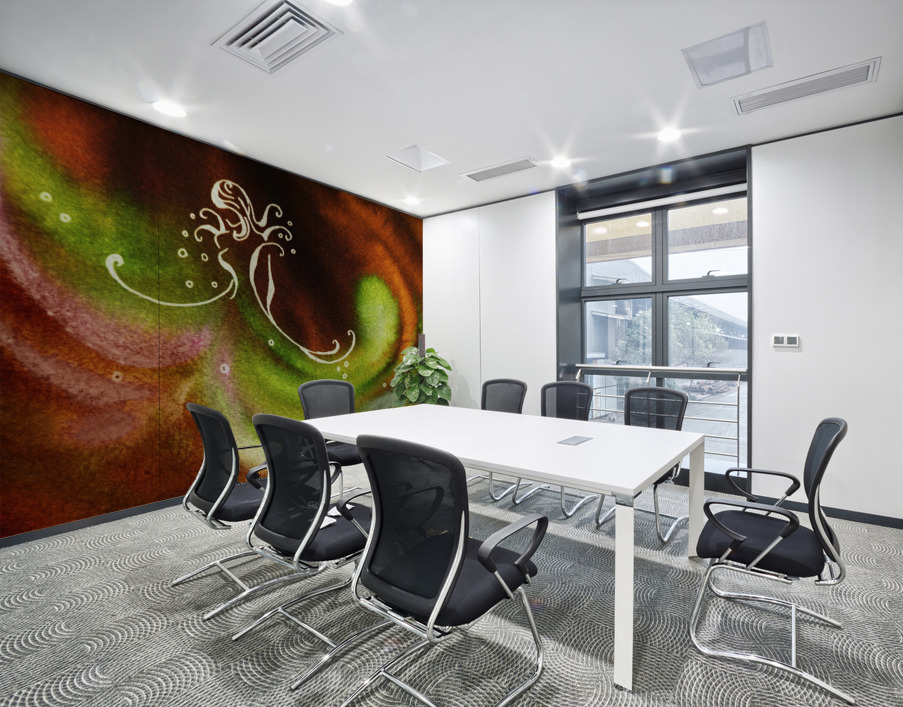 Warm Fall Flamenco Dance Abstract Watercolor  Wall Printing