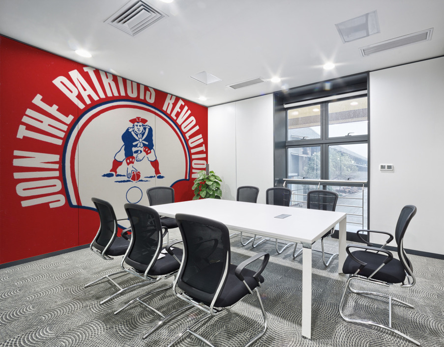 Vintage New England Patriots Helmet Art Wall Printing