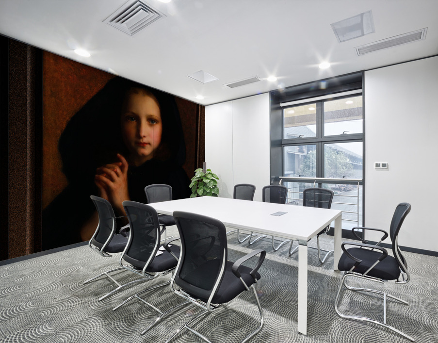 Femme Dans Un Manteau by Adolphe Piot Classical Fine Art Old Masters Xzendor7 Remastered Reproduction Wall Printing