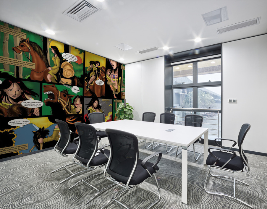 He Tells Her of the Dark Times That Come 2x1 Complete Original Art from A Daughter of Kings the Ruin Mist Graphic Novel Limited Edition Celebrating The Tragic Love Story from the Books by Robert Stanek Wall Printing