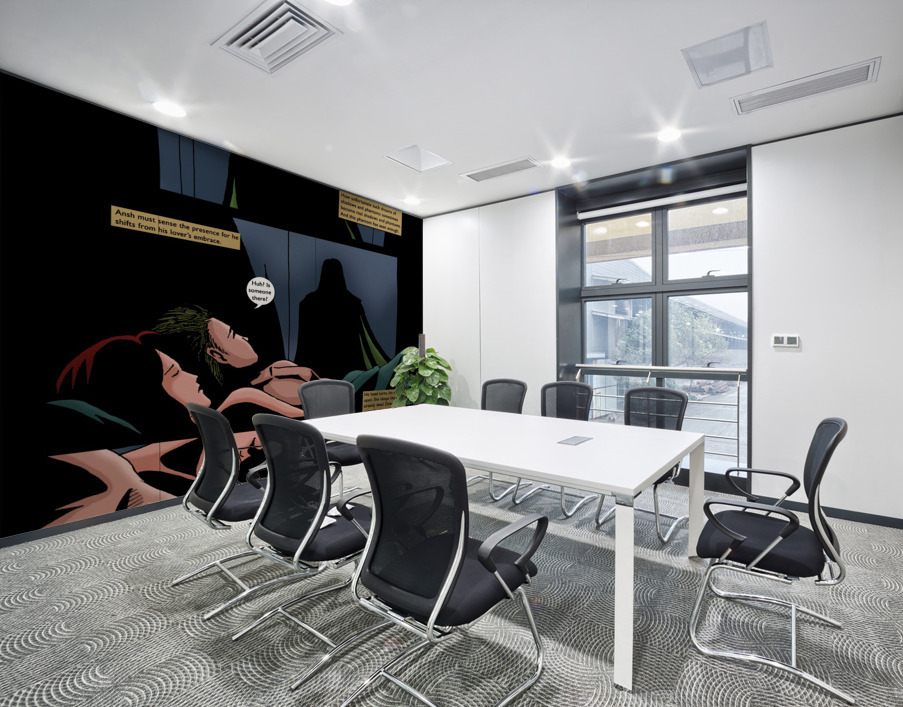 Death Ive Been Waiting for You 1 of 2 Original Art from A Daughter of Kings the Ruin Mist Graphic Novel Limited Edition Celebrating The Tragic Love Story from the Books by Robert Stanek Wall Printing