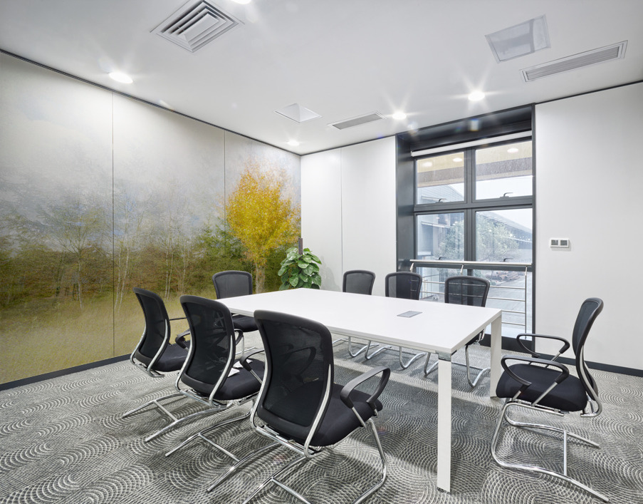 Impressionistic birch Wall Printing