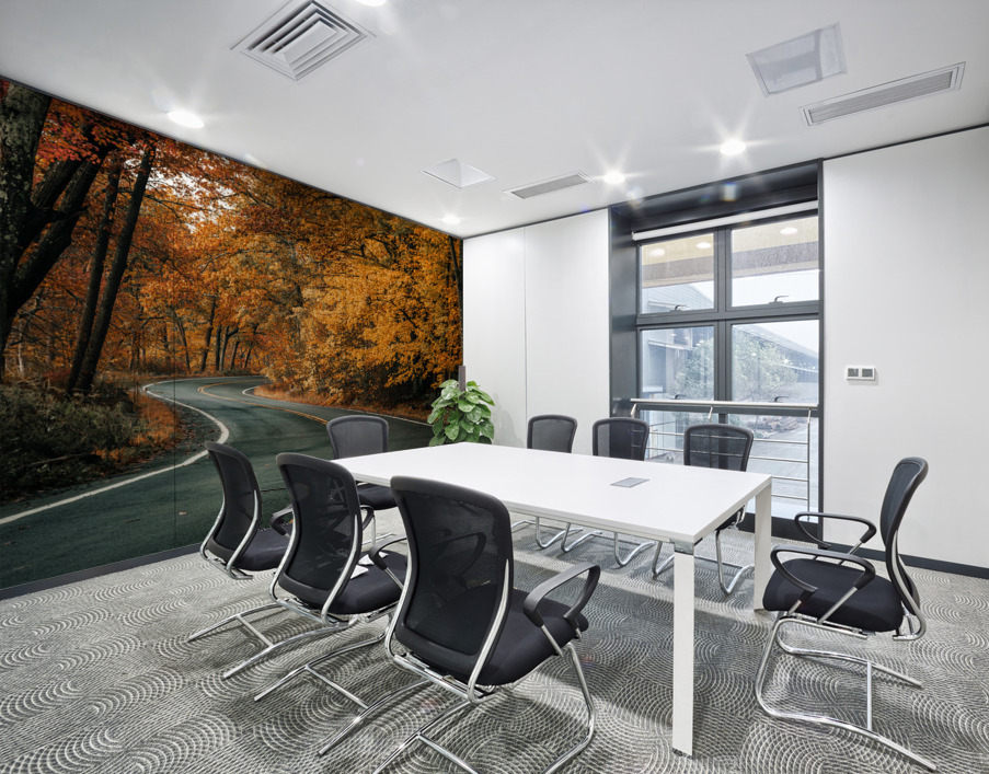 Road to fall Wall Printing