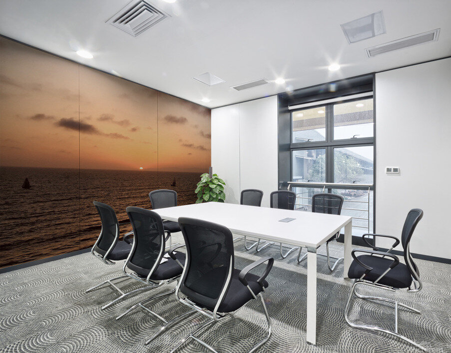 2 sailing at sunset Wall Printing