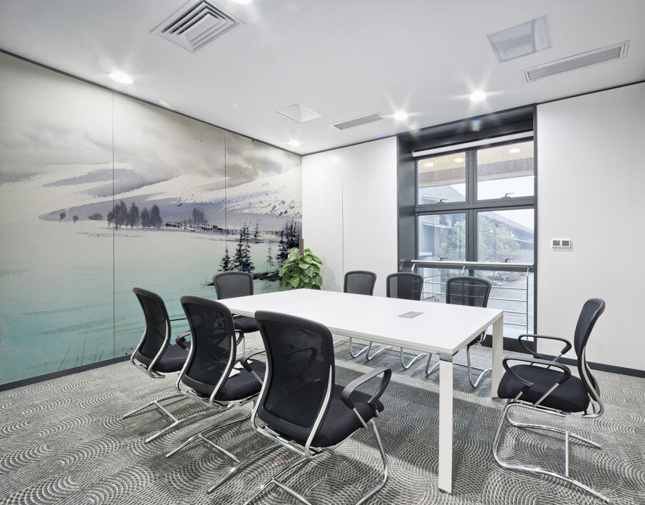 Turquoise mountain lake Wall Printing