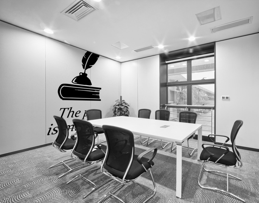 the pen is mightier than the sword white Wall Printing