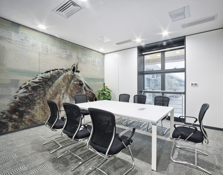 Wavy Horse Wall Printing