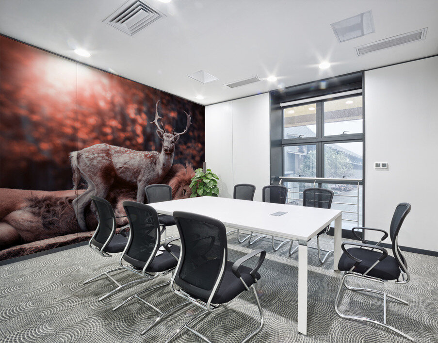 lion and deer Wall Printing