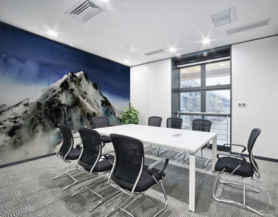 Watercolor mountains 2 Wall Printing