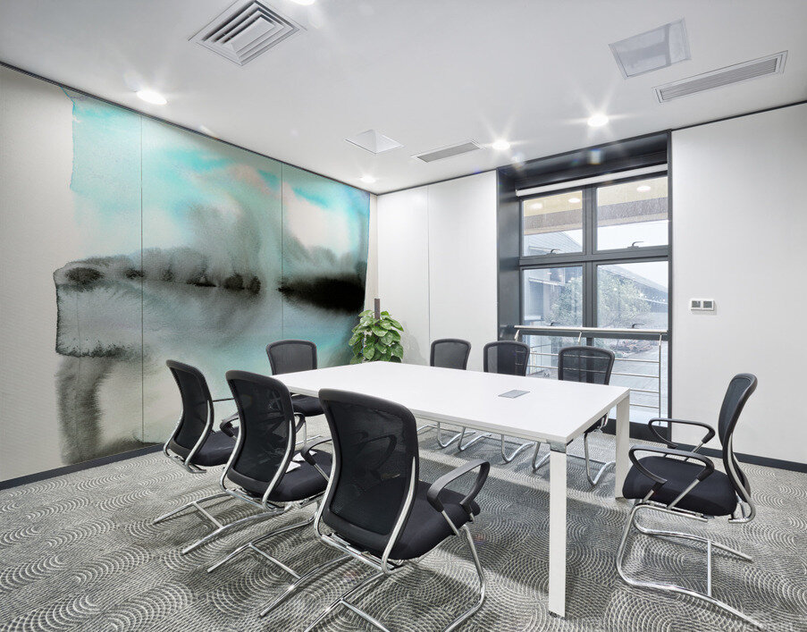 Turquoise Mist 2 Wall Printing