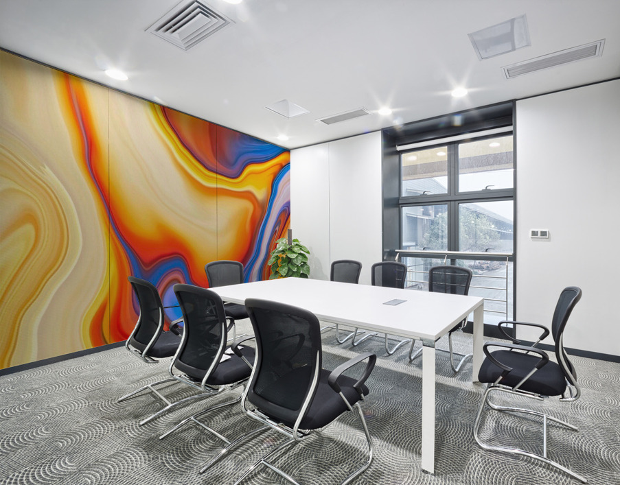 Sun Flames Wall Printing