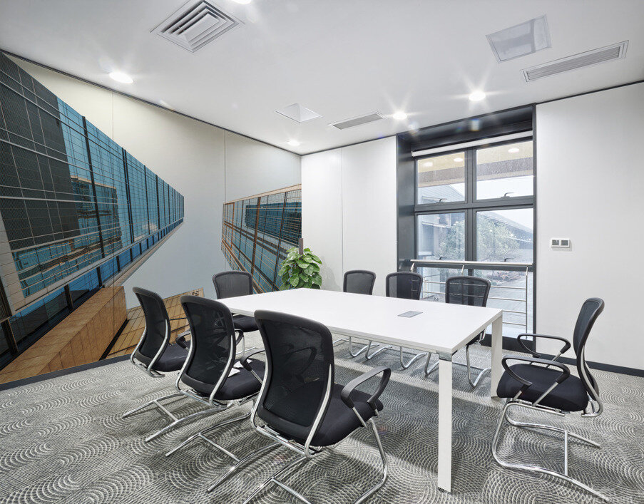 IFS skyscrapers against sky in Chengdu Wall Printing