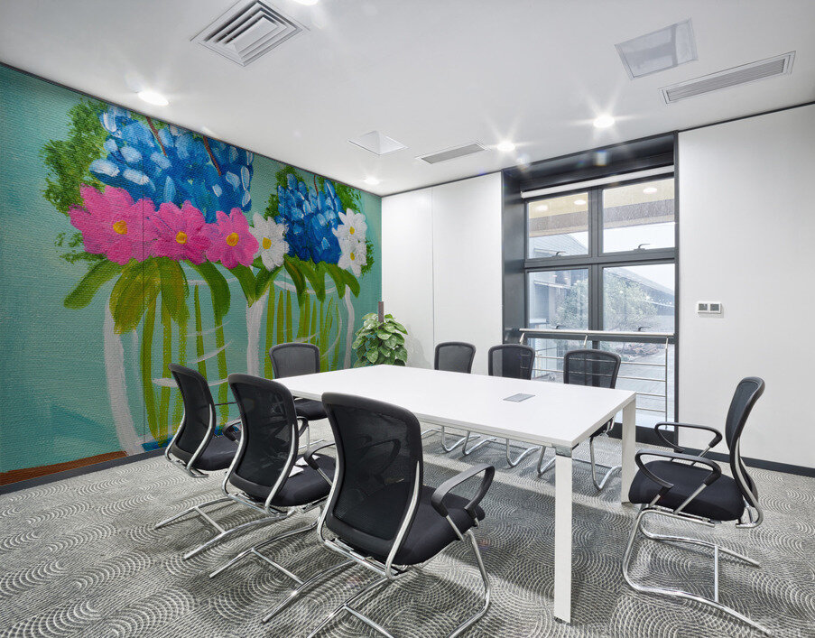 Flower Jars.  Ariana R Wall Printing