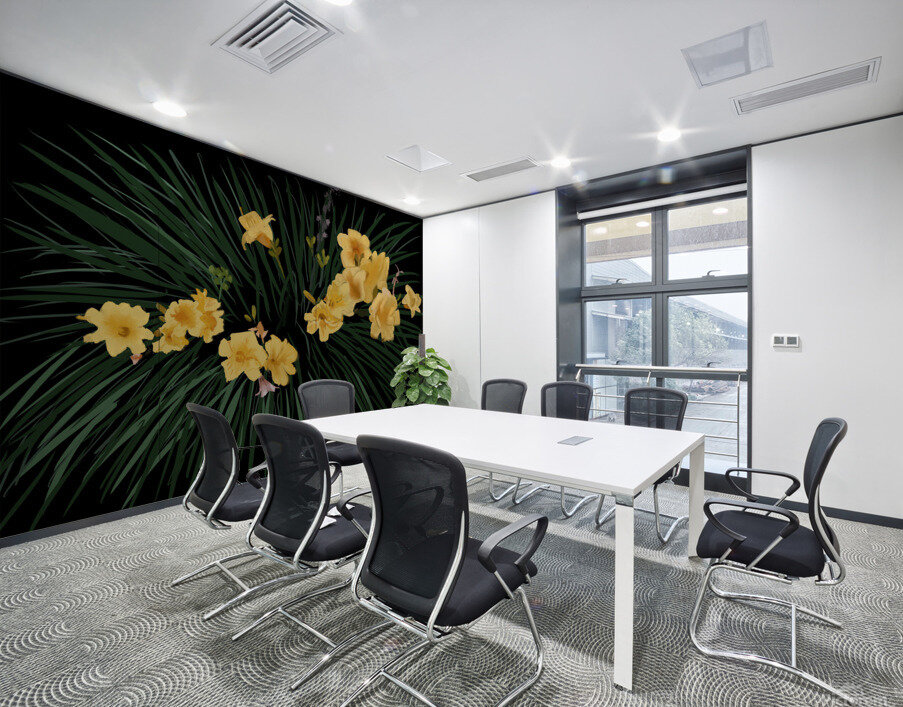 Fleurs dansantes Wall Printing