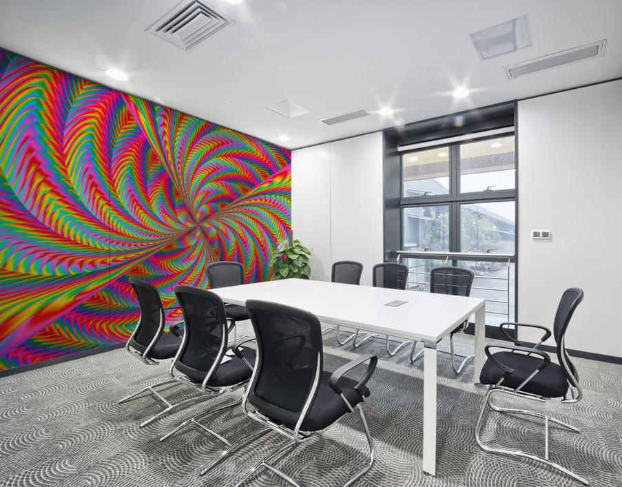 Abstract Flow Wall Printing