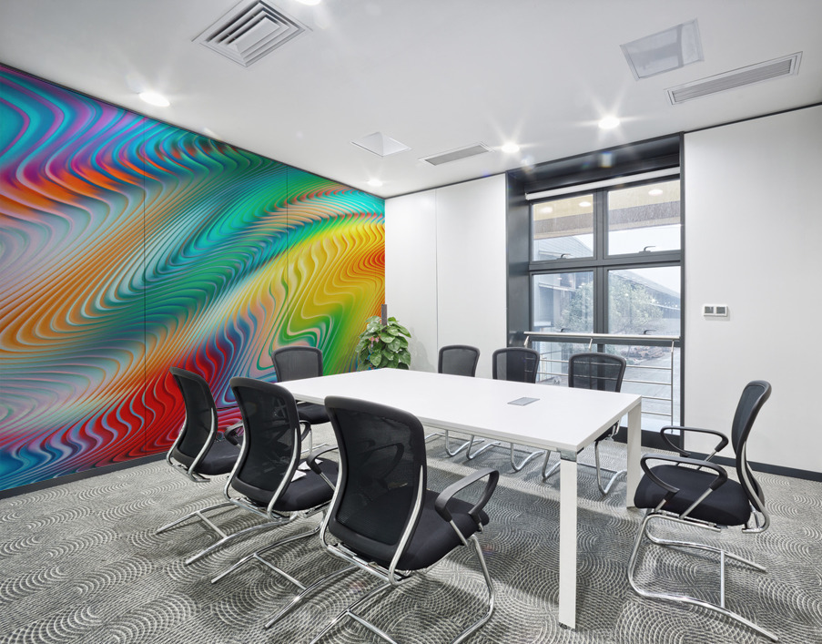 Abstract Flow Wall Printing