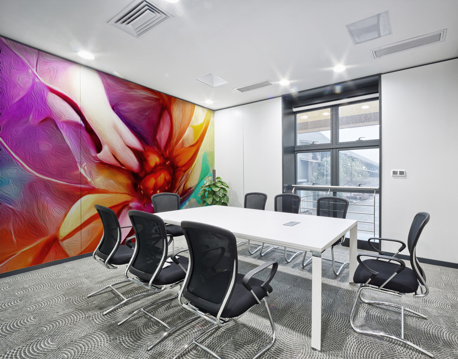 Chakra Love Flower Wall Printing