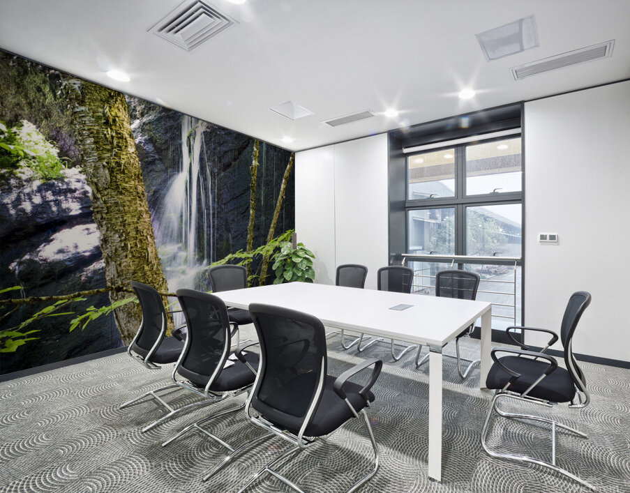 Bear Den Campground Waterfall VERTICAL Wall Printing