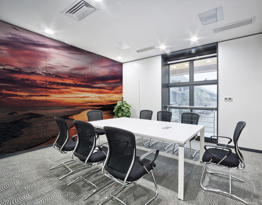 OKI Sunset Wall Printing