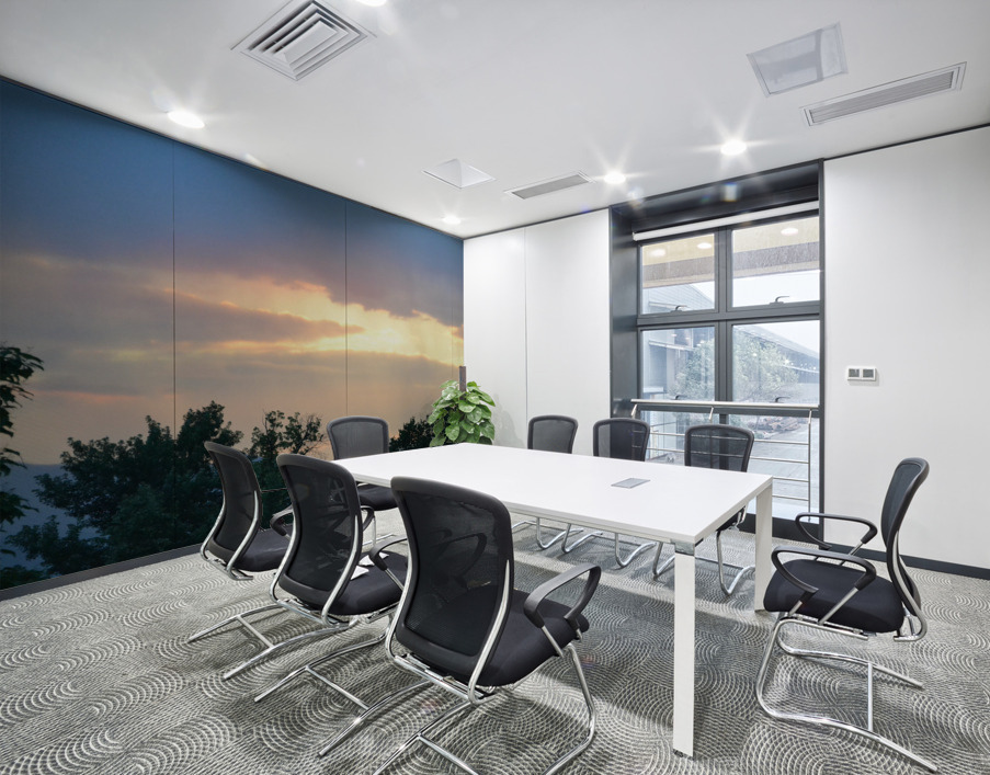 Sun breaking out of the trees to the heaven’s  Wall Printing