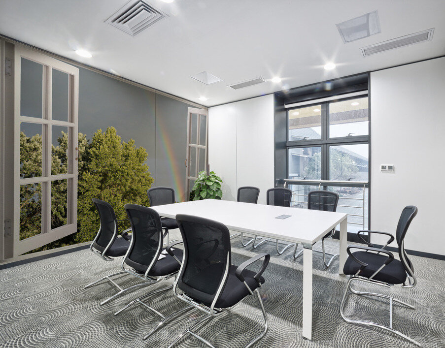 Summer Rainbow Over Trees Wall Printing