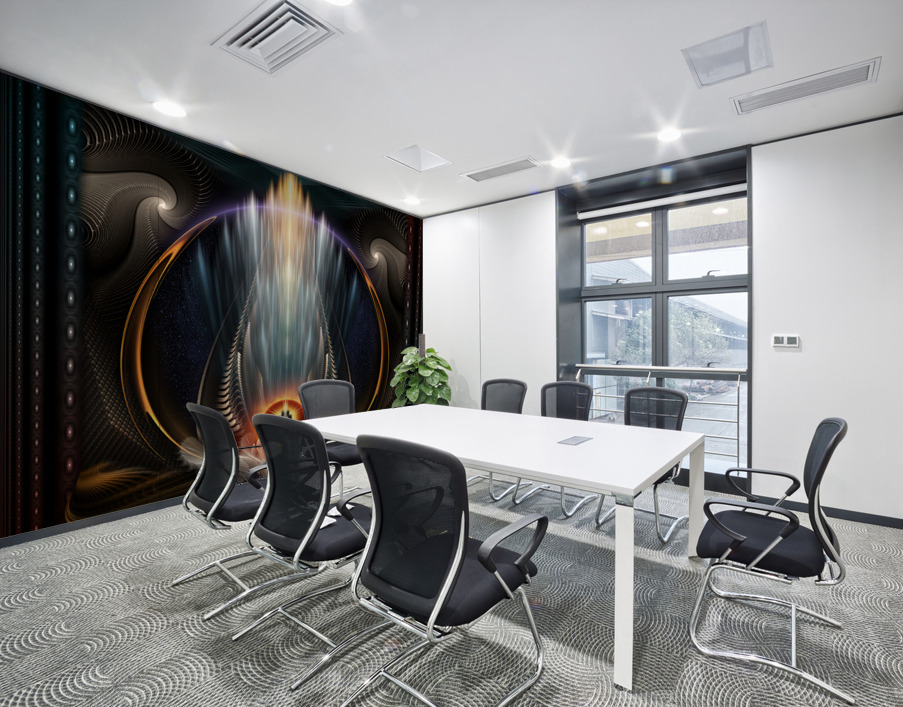 Imperial View Fractal Art Composition by Xzendor7 Impression murale