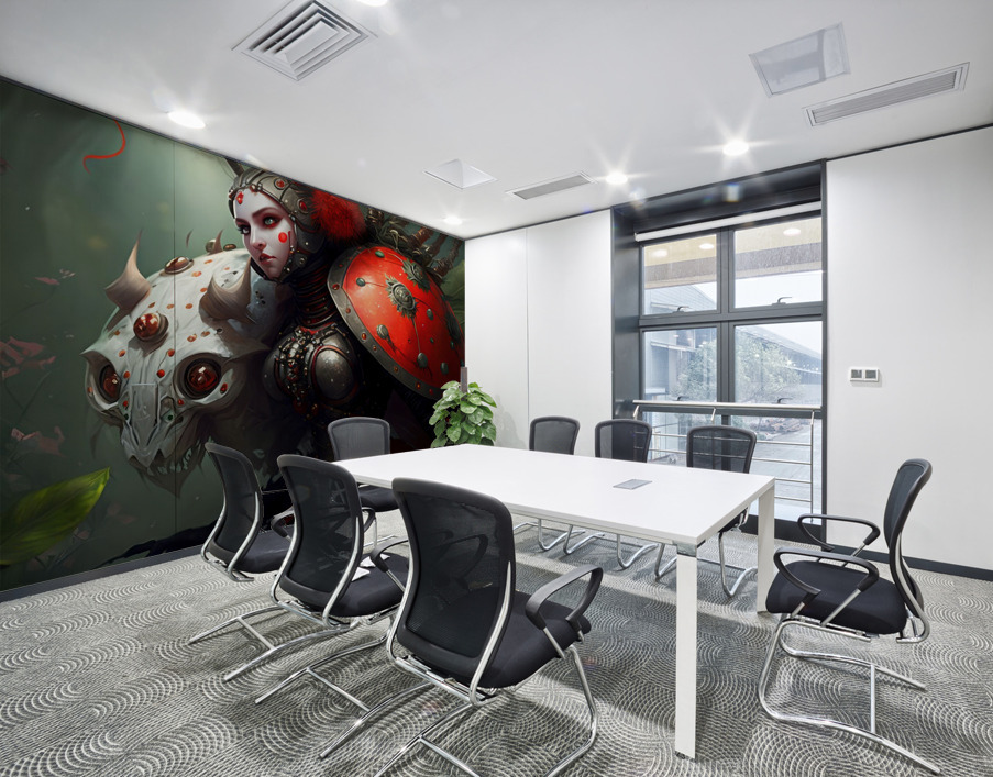 Warrior Ladybug no.3 Wall Printing