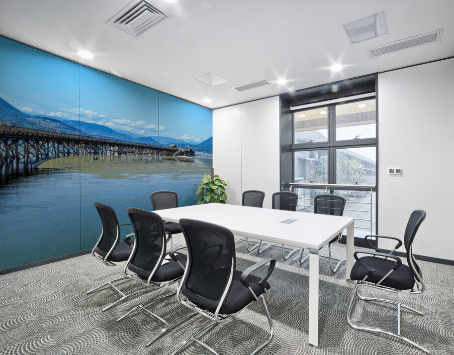 Tranquility at Salmon Arm Pier Wall Printing