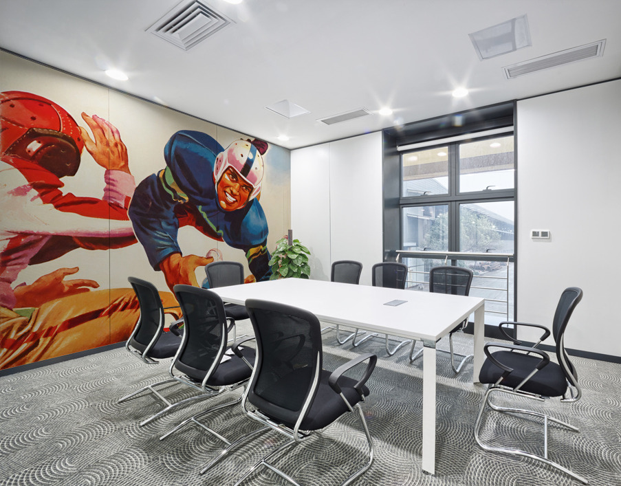 1947 Football Action Art Wall Printing