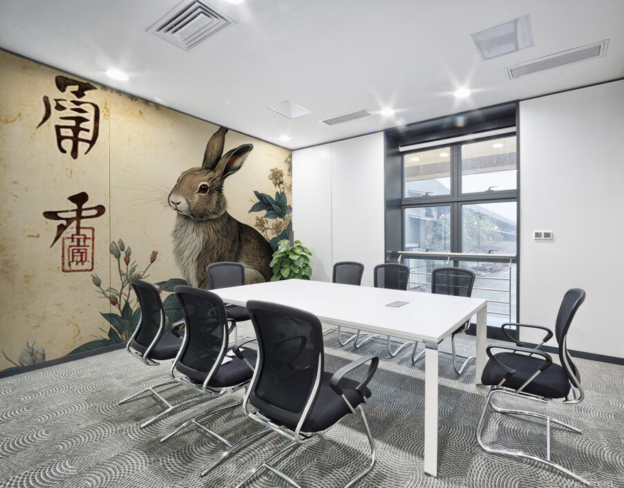 Year of the Rabbit A3 Wall Printing