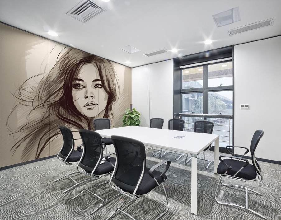 Women sketch no.10 Wall Printing