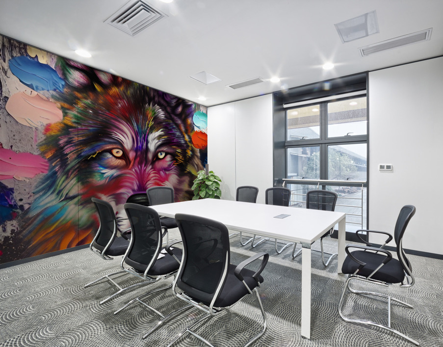 Wolf Aura Wall Printing